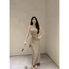 Váy thắt eo WGWE thun co giãn #W8790# H543