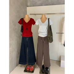 Áo Phông Cổ Tim WGWE Cotton mát #W9000# H555
