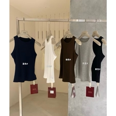Áo tank top WGWE nữ cổ tròn dáng thể thao #W8505# H552