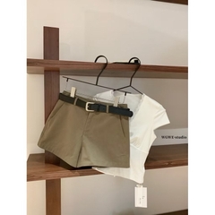 Quần short WGWE kaki mềm kèm belt #W6585#(sẵn) H576