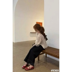 Quần Bò WGWE Xanh Than Chỉ Nổi #W9369#H579