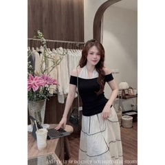 Áo WGWE cổ toả tay ngắn/H570