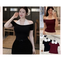 Áo WGWE cổ toả tay ngắn/H570