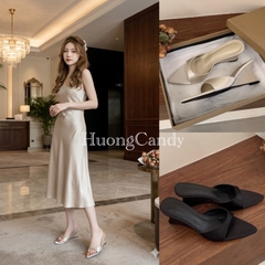 Guốc Lụa Xuồng 6cm QCCC/A108-1/TG/H587/T2.1B