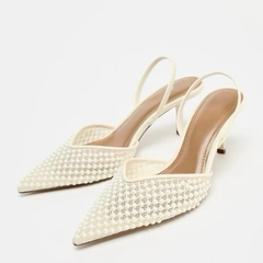 Giày Slingback Z ngọc sang xịn mịn FULLBOX(sẵn)-H444