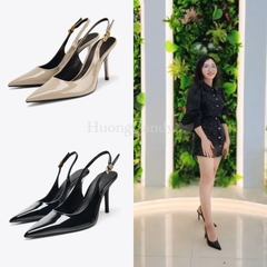 Slingback Giày Zét Khoá cài màu đồng FULLBOX(sẵn)-H461/A1795-25/T2.1A