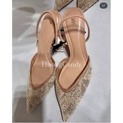 Giày Det chuỗi hạt trắng bạc xâu pha màu FULLBOX(sẵn)-H473/7070-2/T2.6A