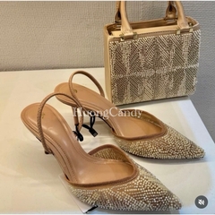 Giày Det chuỗi hạt trắng bạc xâu pha màu FULLBOX(sẵn)-H473/7070-2/T2.6A