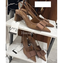 Giày Z.r Sang Chảnh Nâu Nơ FULLBOXi(sẵn)-H470/8563/T2.2B