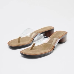 (lùi 1 sz )Guốc kẹp ngón quai trong đế da lộn FULLBOX_H464 (sẵn)/6217/T2.3A