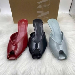 Guốc Ra xanh/ đen dáng phễu FULLBOXii-(sẵn) H462/102/T2.1B