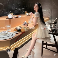 Giày Z.R Dạ Trắng mờ nơ FULlBOX-H475/8315/T1.2