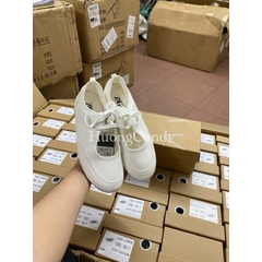 GIÀY thể thao da PU trắng buộc dây FULLBOX-H468/XW240806/T2.2B