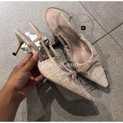 Giày Z.R Dạ Trắng mờ nơ FULlBOX-H475/8315/T1.2