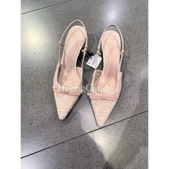 Giày Z.R Dạ Trắng mờ nơ FULlBOX-H475/8315/T1.2