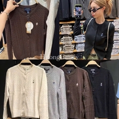 Áo len Who 4 màu nâu/ghi/trắng/đen Xuất chuẩn len -H480 dày ấm