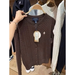 Áo len Who 4 màu nâu/ghi/trắng/đen Xuất chuẩn len -H480 dày ấm