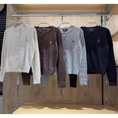 Áo len Who 4 màu nâu/ghi/trắng/đen Xuất chuẩn len -H480 dày ấm