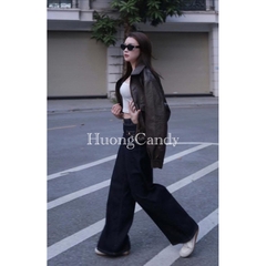 Quần Bò WGWE Jeans 2 Túi nhỏ Trước Ống Rộng W7436#/H530