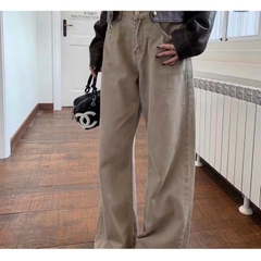 Quần Jeans Nâu Tây Ống Rộng Y2K W8521#/H520