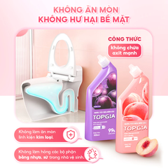Nước tẩy bồn cầu nho đào TOPGIA