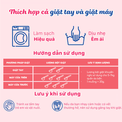 Bột giặt hương nước hoa pháp