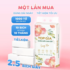 khăn giấy rút đáy Sương Mai