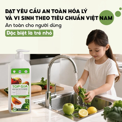 Nước rửa rau củ quả TOPGIA