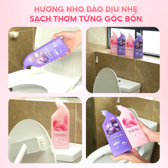 Nước tẩy bồn cầu nho đào TOPGIA
