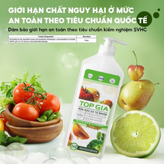 Nước rửa rau củ quả TOPGIA