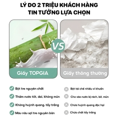 Giấy ăn rút gấu trúc Top Gia 280 tờ làm từ bột tre không chất tẩy trắng, an toàn