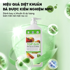 Nước rửa rau củ quả TOPGIA