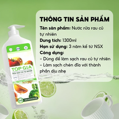 Nước rửa rau củ quả TOPGIA