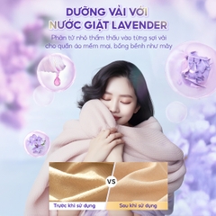 Nước giặt xả TopGia hương lavender lưu hương 72h an toàn cho da