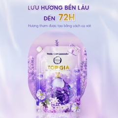 Nước giặt xả TopGia hương lavender lưu hương 72h an toàn cho da
