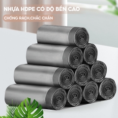Combo 3 cuộn túi đựng rác có dây Top Gia PP tự huỷ sinh học thân thiện với môi trường
