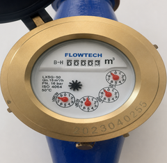 Đồng Hồ Đo Lưu Lượng Nước Sạch FLOWTECH LXSG-50 DN50 Malaysia Chính Hãng