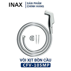 Vòi Xịt Vệ Sinh INAX CFV-105MP Dây Nhựa Mềm Màu Xám Chính Hãng