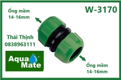 Cút nối GYW-3170 hai đầu nối với ống mềm 14-18mm Aquamate