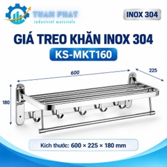 Máng khăn inox 304 cao cấp Kassani  KST160