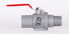 Van PVC Tay Inox Cầu Xi Răng Ngoài Taijaan 21mm–34mm | Bền Bỉ, Chống Ăn Mòn, Dễ Lắp Đặt