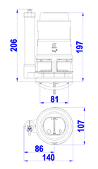 Cụm Xả Big Low Liền Khối FV26 – Xả Siêu Mạnh 4,3 Lít/Giây, Tiết Kiệm Nước Hiệu Quả