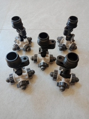 Béc Phun Sương 4 Tia GYMN4132 Có Van Chống Rò – Ren Ngoài 21mm, Tưới Đều 360°