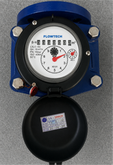 ĐỒNG HỒ ĐO LƯU LƯỢNG NƯỚC SẠCH FLOWTECH LXLC-50 DN50 – Nối Bích PN16, Truyền Động Từ Mặt Số Khô