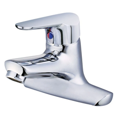 Vòi Lavabo Nóng Lạnh Caesar B122CU Kèm Bộ Xả Nhấn 3 Lỗ Chính Hãng
