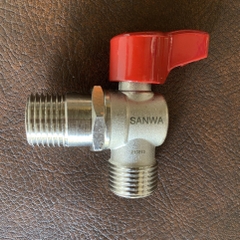 Van Bi Góc 2 Răng Ngoài SANWA Thái Lan ABV15MM Phi 21 – Bền Bỉ, Chống Rò Rỉ, Đóng Mở Êm Ái