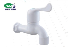 Vòi Nước Wufeng WF-601L Nhựa ABS Bền Bỉ, Tiện Lợi Phi 21mm, Có Lưới Lọc