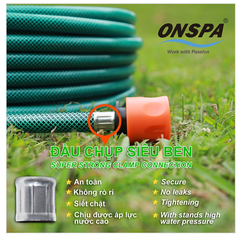 🌱 Bộ Tưới Cây Onspa Xe Đẩy + Rulo Dây 30m + Vòi Tưới 6 Tia