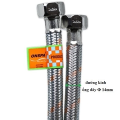 DÂY CẤP NƯỚC SỌC INOX 304 ONSPA 30cm - 2 mét