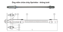 Ống Mềm Chữa Cháy Sprinkler – Không Lưới | Ống Inox SUS304 Chính Hãng